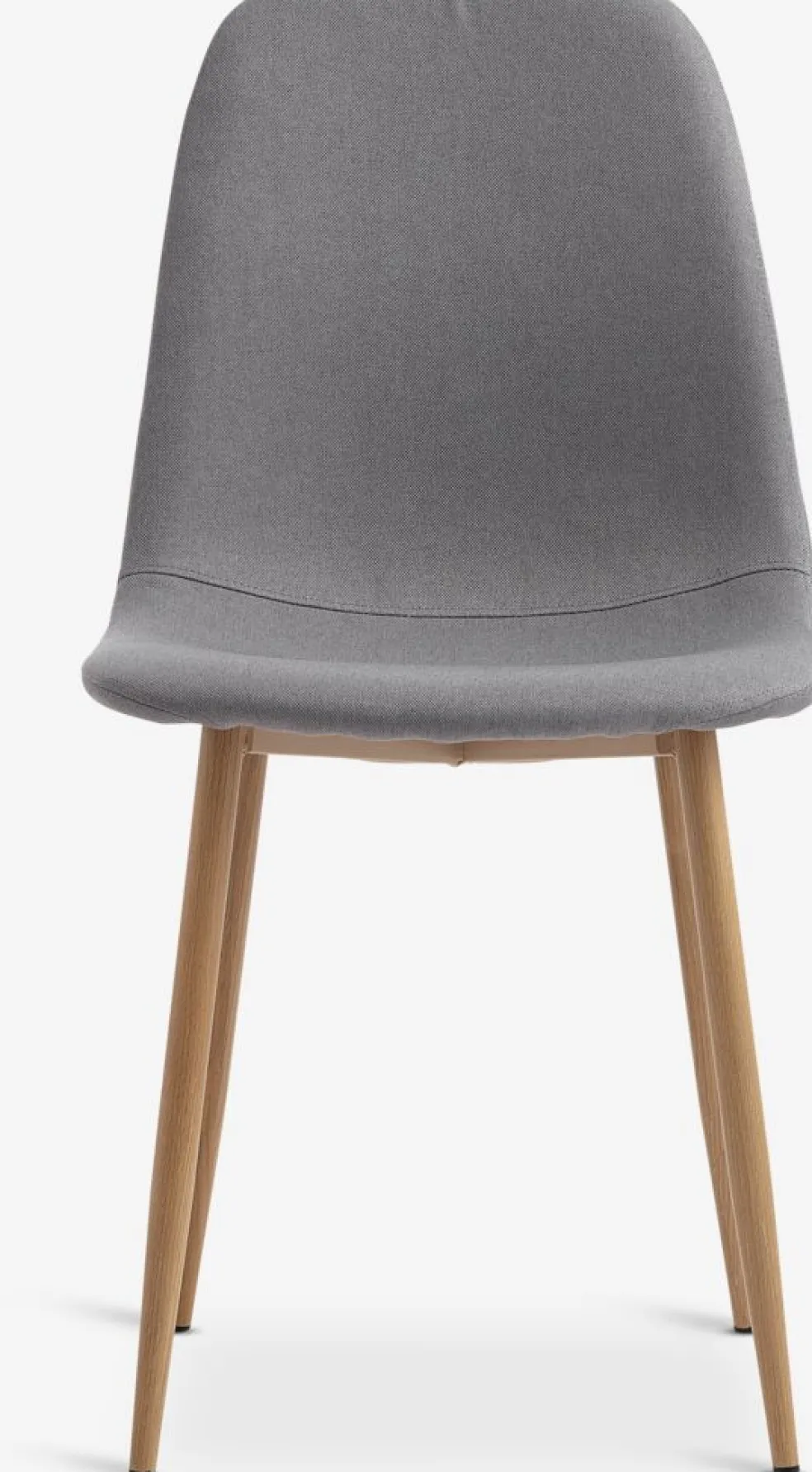 JONSTRUPChaise JONSTRUP tissu gris/coloris chêne naturel