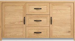 JUNGENBuffet JUNGEN 2 portes 3 tiroirs coloris chêne
