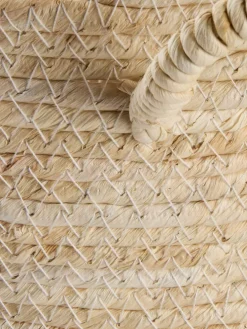JUSTINPanier JUSTIN Ø35xH26cm naturel
