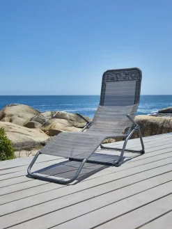 KALMARChaise relax KALMAR l60xL168 gris