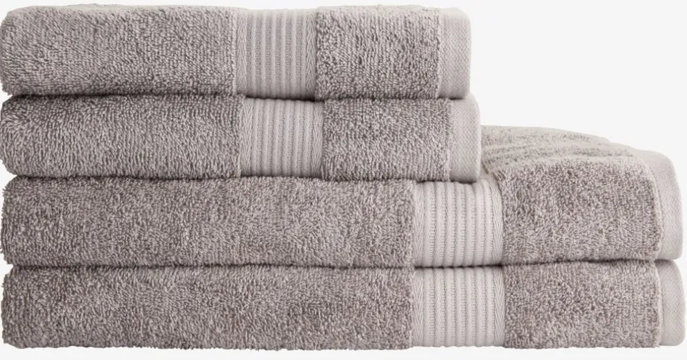 KARLSTADGoldServiette de toilette KARLSTAD 50x100 gris