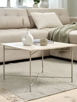 KILDEDALTable basse KILDEDAL 60x60 coloris travertin
