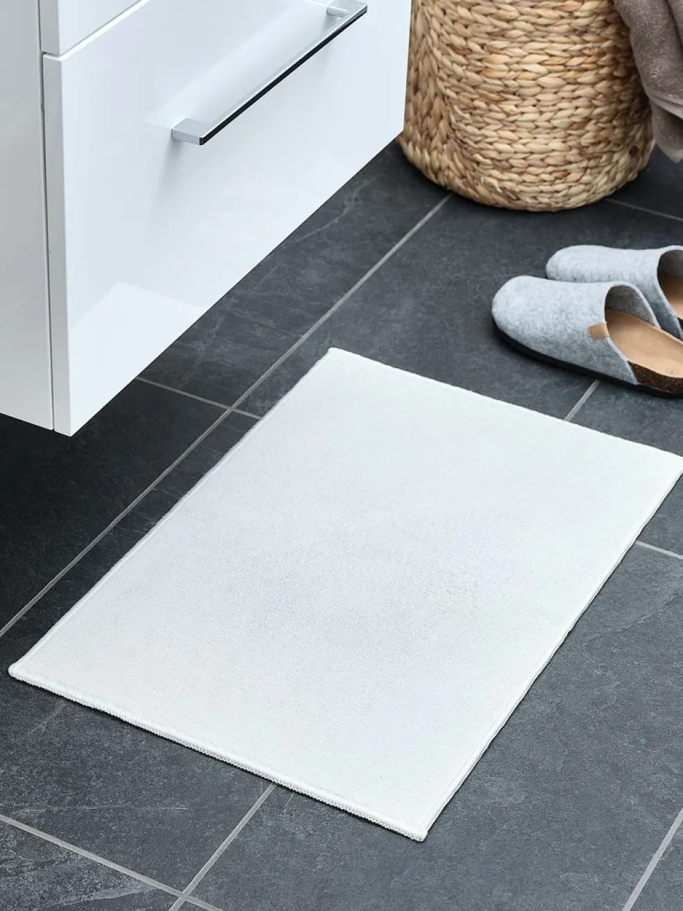 KIRUNABasicTapis de bain KIRUNA 40x60 blanc