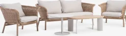 KOEPINGEnsemble lounge KOEPING 4,5 personnes naturel