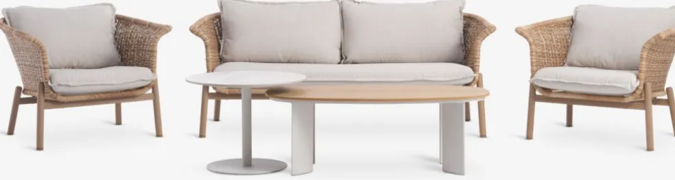 KOEPINGEnsemble lounge KOEPING 4,5 personnes naturel