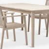 KOLLEN + RADSTEDKOLLEN L205 table + 4 RADSTED chaises acacia