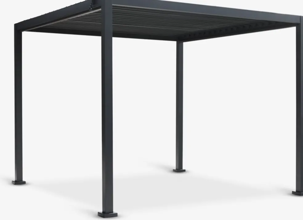KONGEMOSEPergola KONGEMOSE l3xL3xH2,36m noir