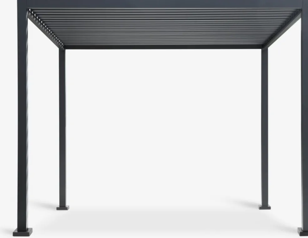 KONGEMOSEPergola KONGEMOSE l3xL3xH2,36m noir