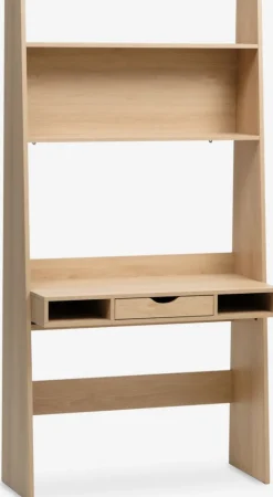 KRARUPBureau KRARUP 2 tablettes 95x185 coloris chêne naturel