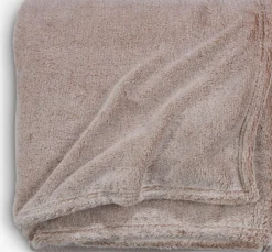 KRATTFIOLPlaid polaire KRATTFIOL 200x220 taupe