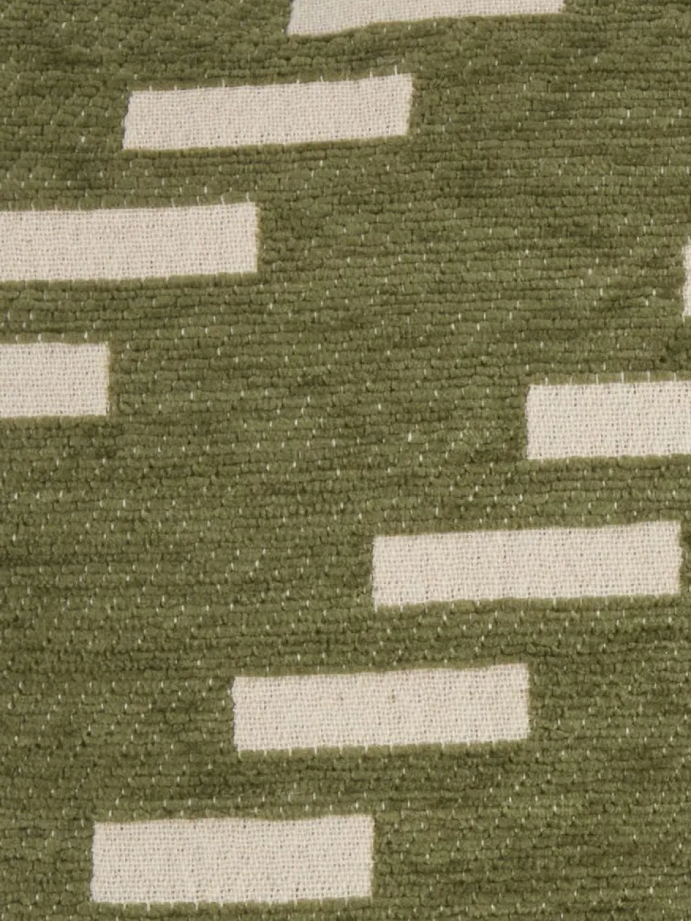 KROKUSCoussin KROKUS 40x60 chenille vert/beige
