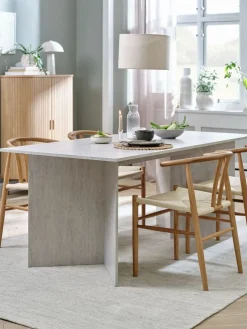 KRONDALTable KRONDAL 90x180 coloris travertin
