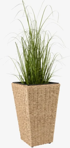 KUBBPanier pour plantes KUBB l30xL30xH50 naturel