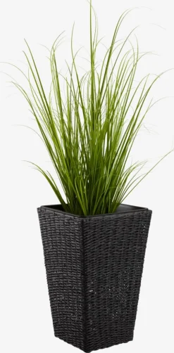KUBBPanier pour plantes KUBB l30xL30xH50 noir