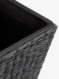 KUBBPanier pour plantes KUBB l36xL36xH70 noir