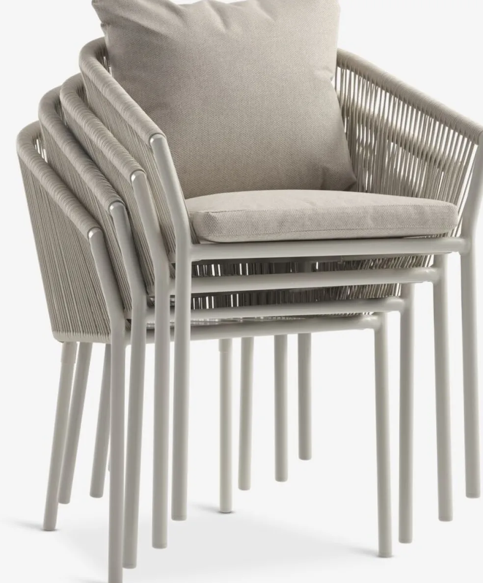 KUMLA + GILJAKUMLA L200 table + 4 GILJA chaises beige