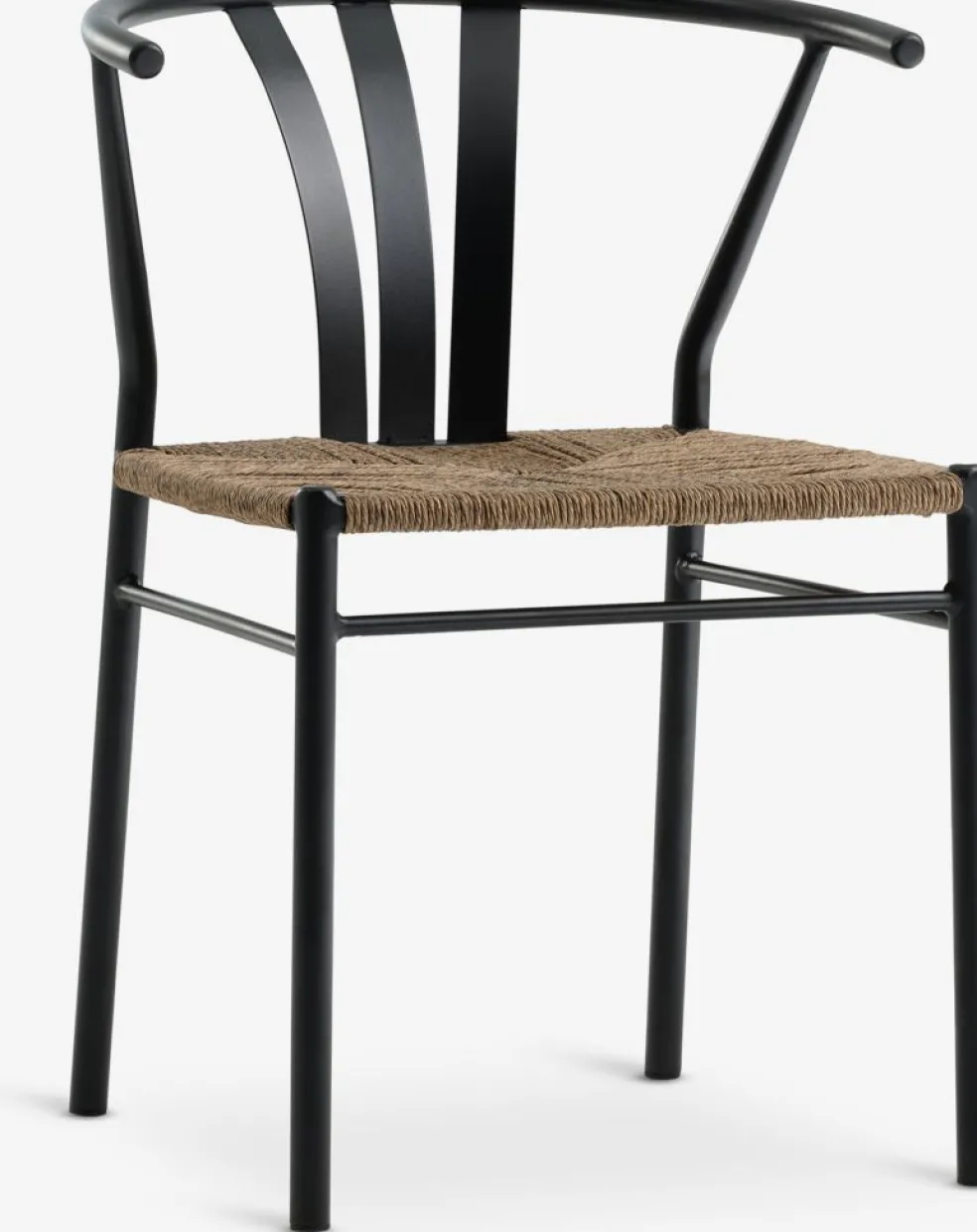 KUMLA + TAGMARKKUMLA L150 table gris + 4 TAGMARK chaises noir