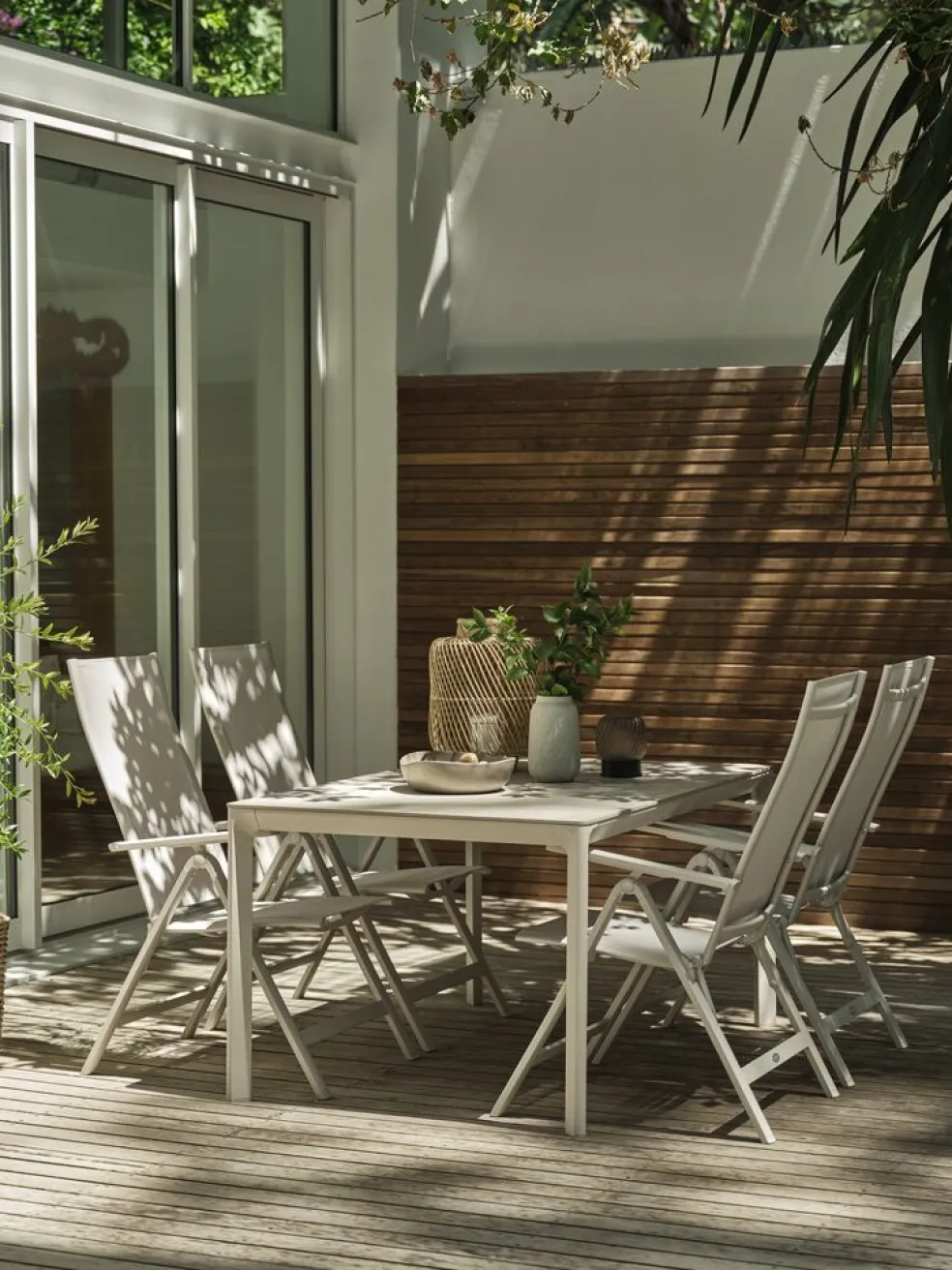 KUMLATable de jardin KUMLA l95xL150 beige
