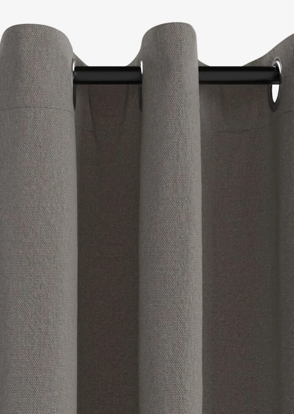 KVINGLARideau tamisant KVINGLA 1x140x245 gris chaud