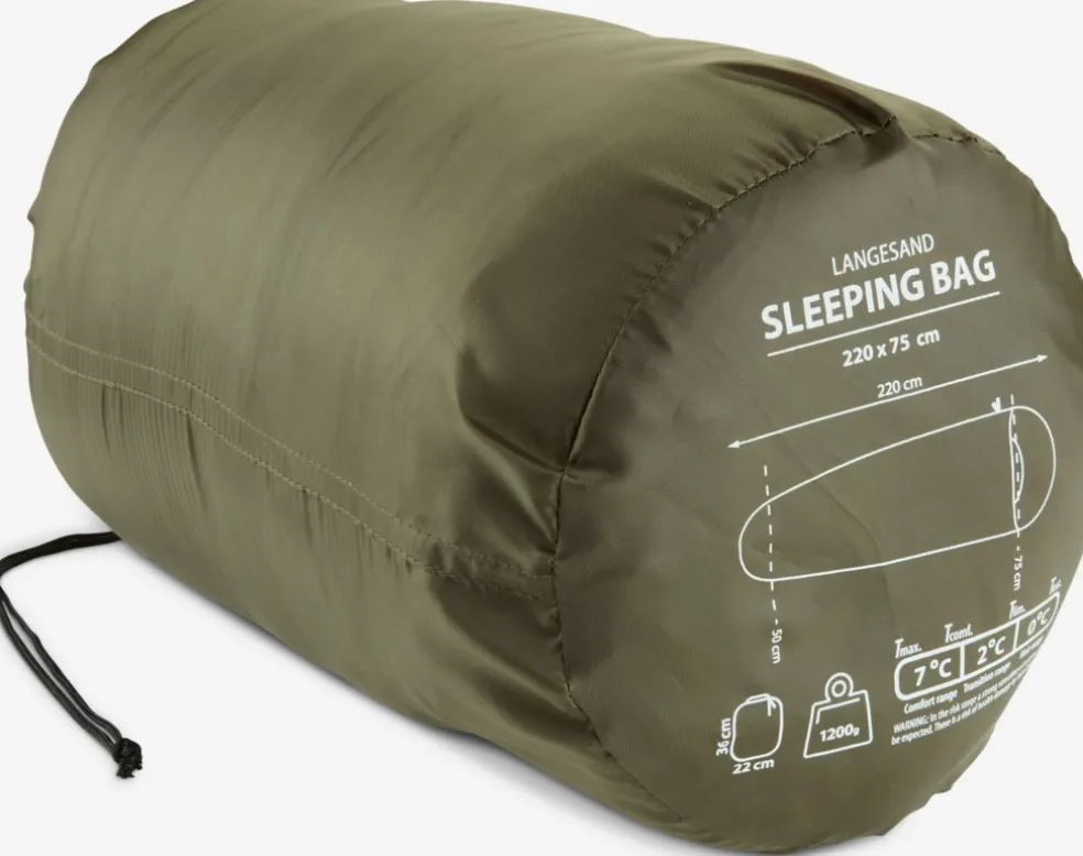 LANGESANDSac de couchage LANGESAND l75xL220 kaki