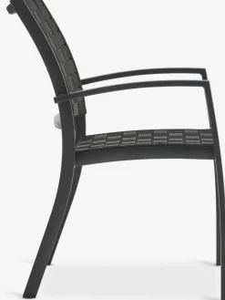LANGET + GLOMFJORDLANGET L207 table + 4 GLOMFJORD chaises noir