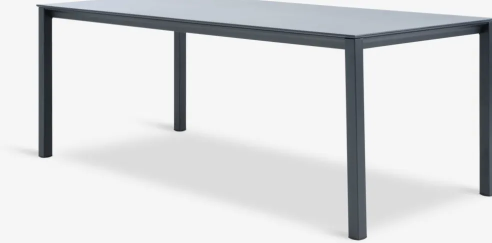 LANGET + INGSTRUPLANGET L207 table + 4 INGSTRUP chaises noir