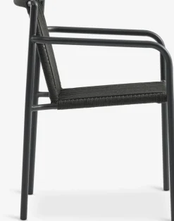 LANGET + KRISTIANSTADLANGET L207 table noir + 4 KRISTIANSTAD chaises vert