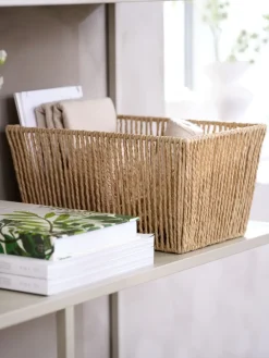 LARSEMILPanier LARSEMIL l23xL33xH17cm naturel