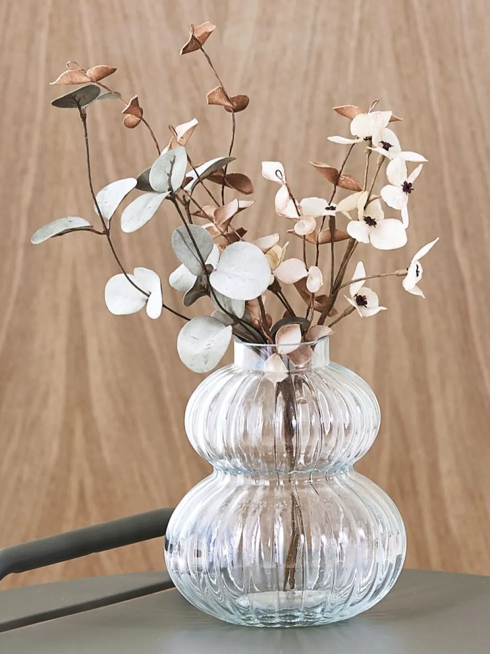 LAUSTFleur artificielle LAUST H38cm gris