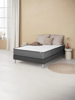 LEKSAPlusMatelas à ressorts 140x190cm LEKSA Moyen