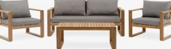 LILLEHOLMEnsemble lounge LILLEHOLM 4,5 personnes teck