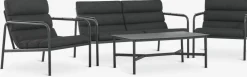 LILLESTROEMEnsemble lounge LILLESTROEM 4 personnes noir