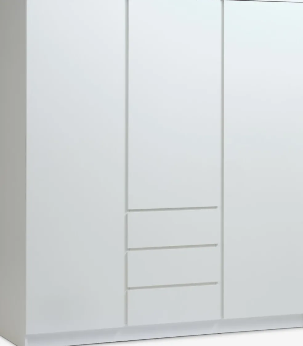 LIMFJORDENArmoire LIMFJORDEN 180x200 combi blanc