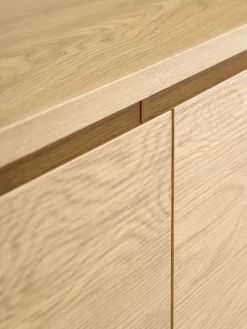 LIMFJORDENMeuble TV LIMFJORDEN 2 tiroirs 1 porte coloris chêne chaud