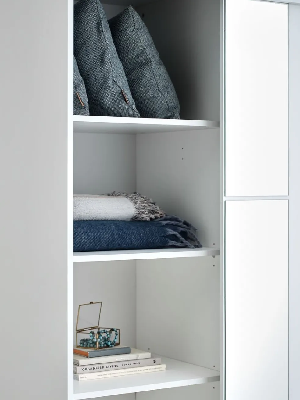 LIMFJORDENTablettes pour LIMFJORDEN 3 portes 2pcs/pqt blanc