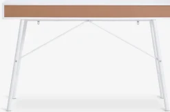 LINDVEDBureau LINDVED 48x120 2 tiroirs blanc