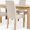 LINTRUP + TUREBYLINTRUP L190/280 table colo. chêne + 4 TUREBY chaises beige