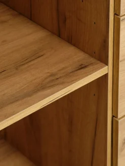 LINTRUPBuffet LINTRUP 1 porte 3 tiroirs coloris chêne naturel