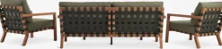 LITSBACKENEnsemble lounge LITSBACKEN 4,5 personnes eucalyptus