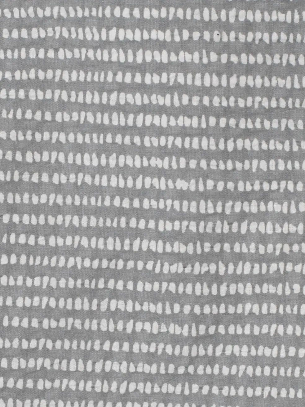 LOLAPlusParure de lit Seersucker LOLA 240x220 gris/blanc