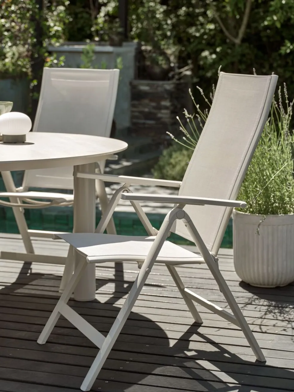 LOMMAChaise inclinable LOMMA beige
