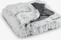 LOTUSPlaid LOTUS 135x195 blanc/gris