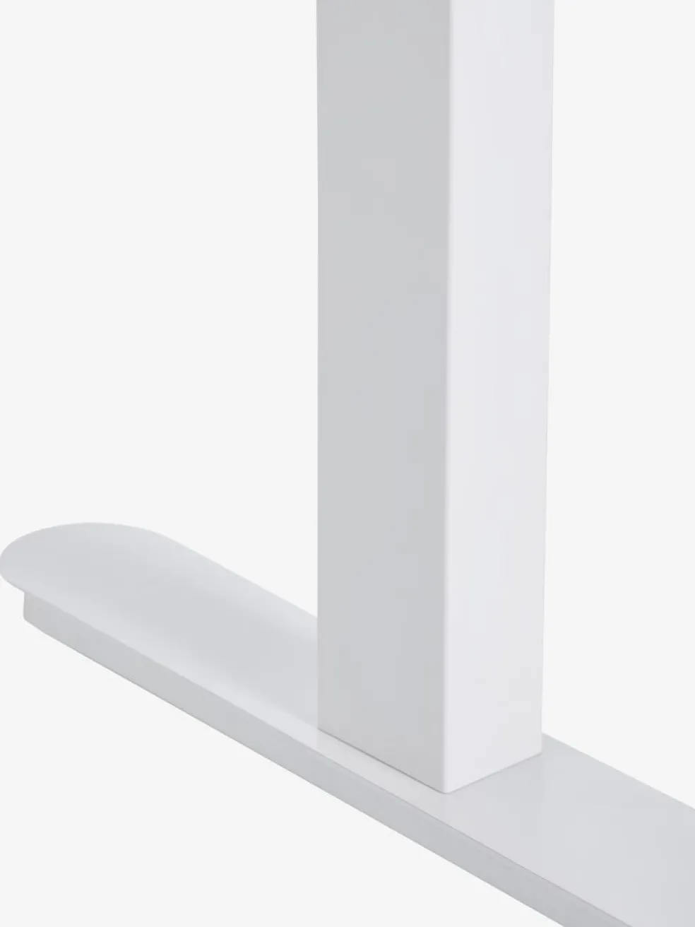 LUNDTOFTBureau hauteur réglable a/vérin à gaz LUNDTOFT 70x130 blanc