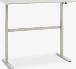 LUNDTOFTBureau hauteur réglable a/vérin à gaz LUNDTOFT 70x130 beige