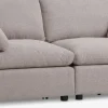 LYBYCanapé modulable LYBY 2 places tissu sable