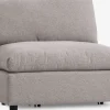 LYBYModule canapé LYBY central tissu sable