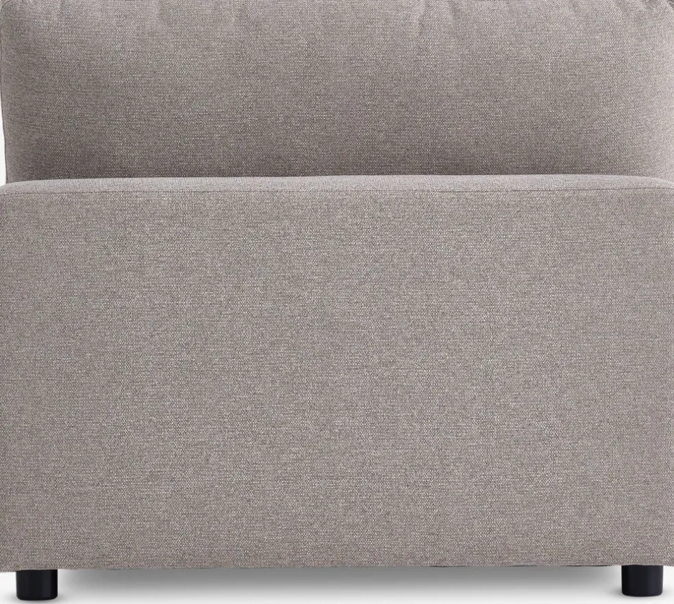 LYBYModule canapé LYBY central tissu sable