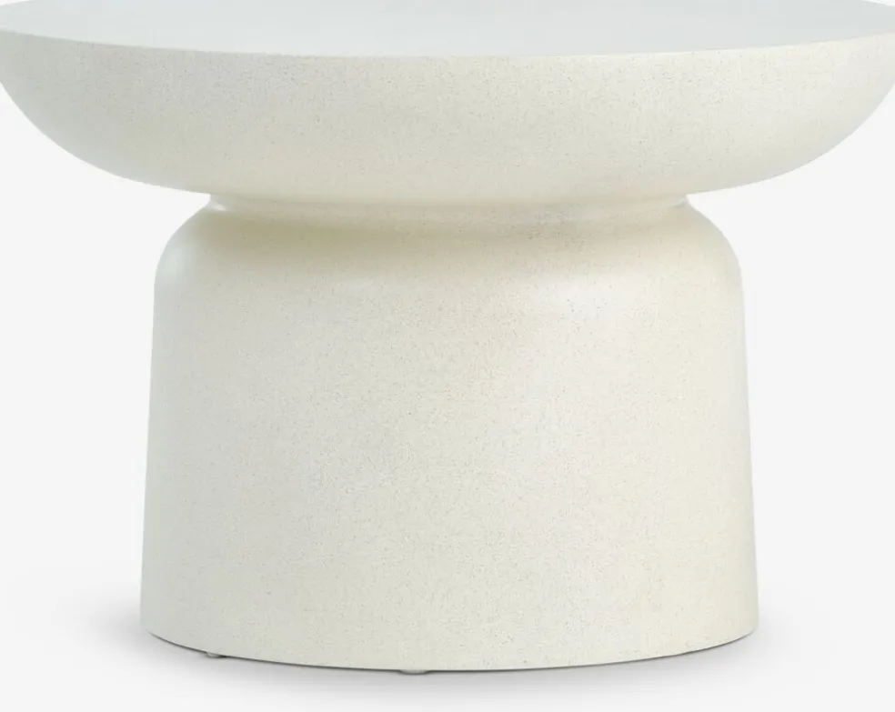 LYDUMTable basse LYDUM Ø60 fibre ciment beige