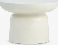 LYDUMTable basse LYDUM Ø60 fibre ciment beige