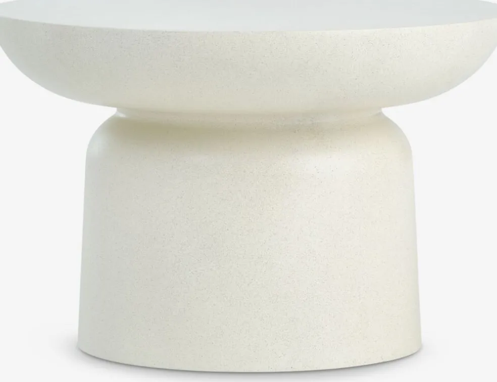LYDUMTable basse LYDUM Ø60 fibre ciment beige